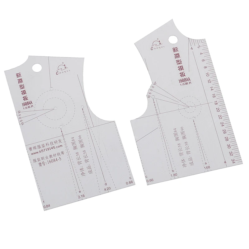 Поделка рукоделие 1:5 женская одежда прототип чертеж линейки Templete инструменты портновский пошив аксессуары
