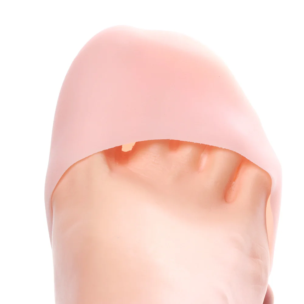 Hot Sale New 1 Pair Breathable Professional Women Girl Silicone Ballet Pointe Dance Shoe Pads Silicone Gel Toe Protect