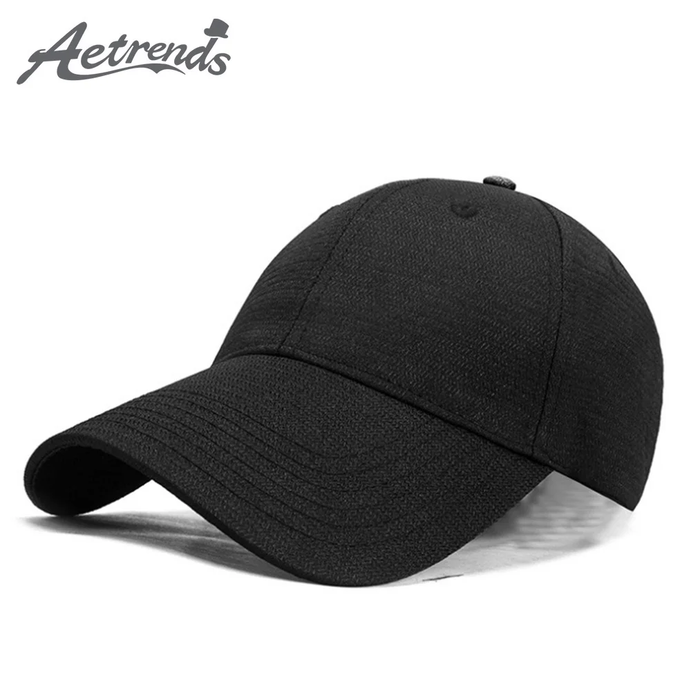 

[AETRENDS] 5 Solid Colors Outdoor Baseball Cap Men Women Trucker Caps Sport Snapback Hip Hop Hat Z-9923