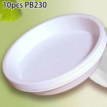 

10PCS PP Resin Round Plant Flat Side Flower Pot Tray Pot Holder Pad PB210-PB250 Exquisite Appearance, Generous Style