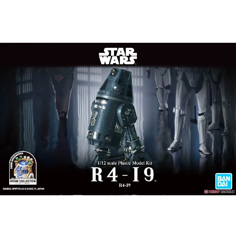 

Original Bandai 1/12 Star Wars 4 New Hope Empire Service Robot R4-I9 Assembly Action Figureals Brinquedos Model
