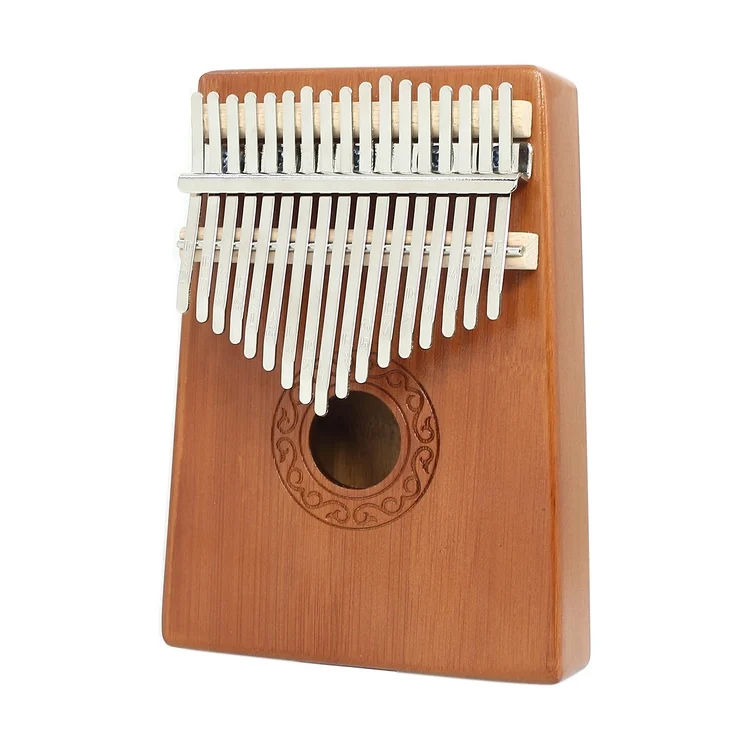 Kerus 17 teclas Kalimba pulgar Piano de madera de alta calidad cuerpo de caoba instrumento Musical con aprendizaje Libre Tune m