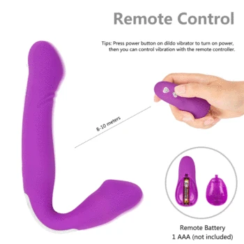 Erotic Strapless Strapon Dildo Vibrators Sexual Wireless Strap on Lesbian Double Ended Dildo Anal Plug Adult Sex Toys for Woman 4