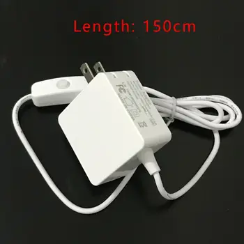 

Power Supply Adapter Cable 5V3A USB-C Charger with Switch for Raspberry Pi 4B L41F