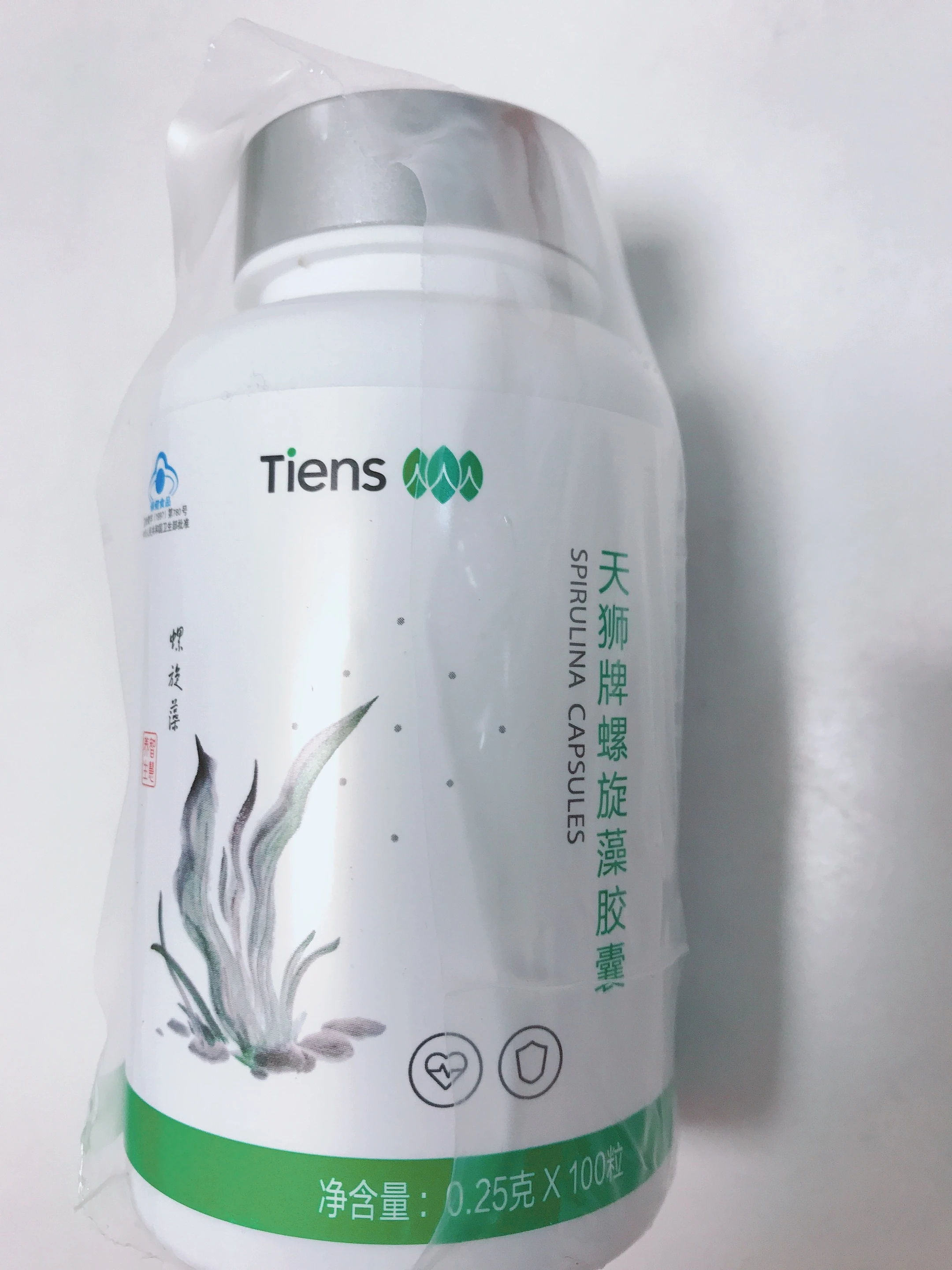 1 бутылка Tiens Spirulina производство