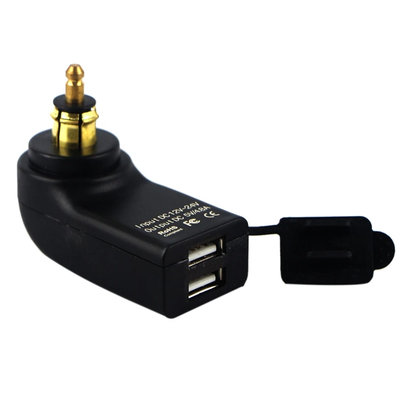 Мотоцикл двойной USB зарядное устройство адаптер питания Разъем для-B MW F800GS F650GS F700GS R1200GS R1200RT