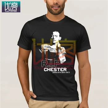 

Chester Bennington - Logo Forever In Our Hearts Cali T-Shirt O Neck Cotton Tees Cotton Tee Shirt PresentTops Vintage Crew Neck