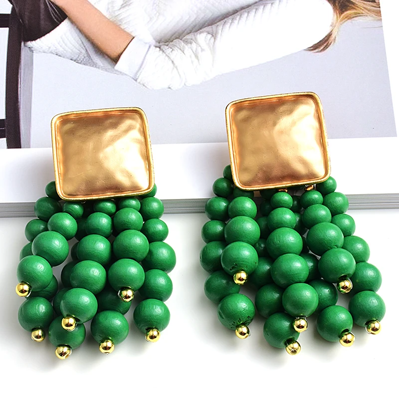 Orecchini fatti a mano in bronzo e cristallo. - Gioielli - Orecchin