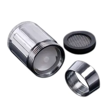 

Led Faucet Temperature Control / Monochrome Luminous Color Faucet Lamp Professional Fashion Adjustment Atmosphere With Adapter