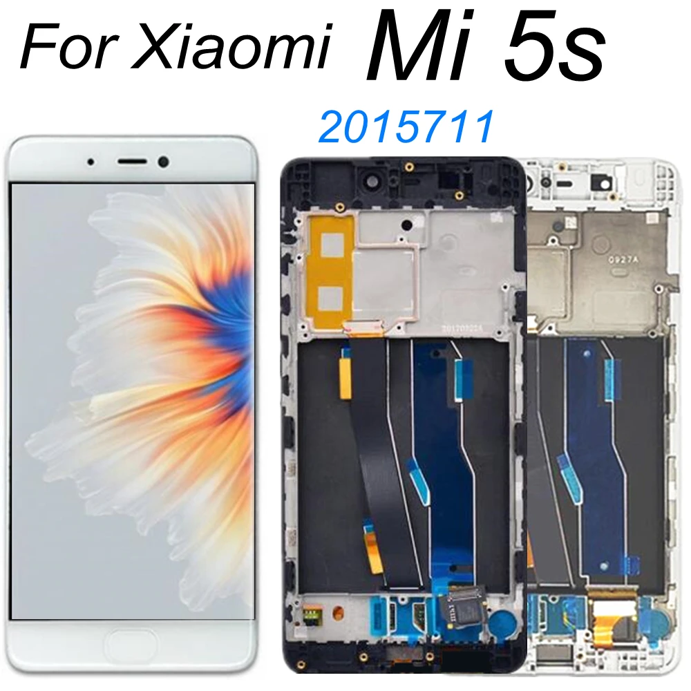 ЖК-дисплей 5 15 ''для Xiaomi Mi5s MI 5S 2015711 сенсорный экран с рамкой и дигитайзером в