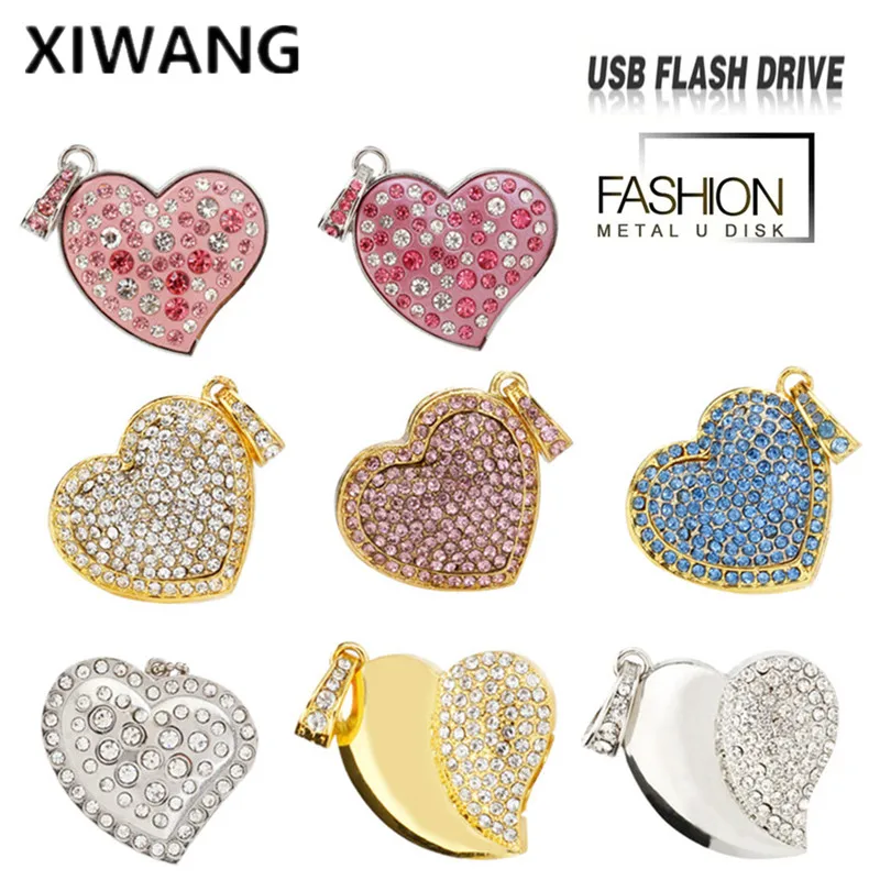 Флешка 16 ГБ usb 2,0 usb флешка 128 ГБ 8 ГБ 4 ГБ Флешка 32 ГБ ювелирные изделия из металла usb флешка 64 ГБ печать имя влюбленных