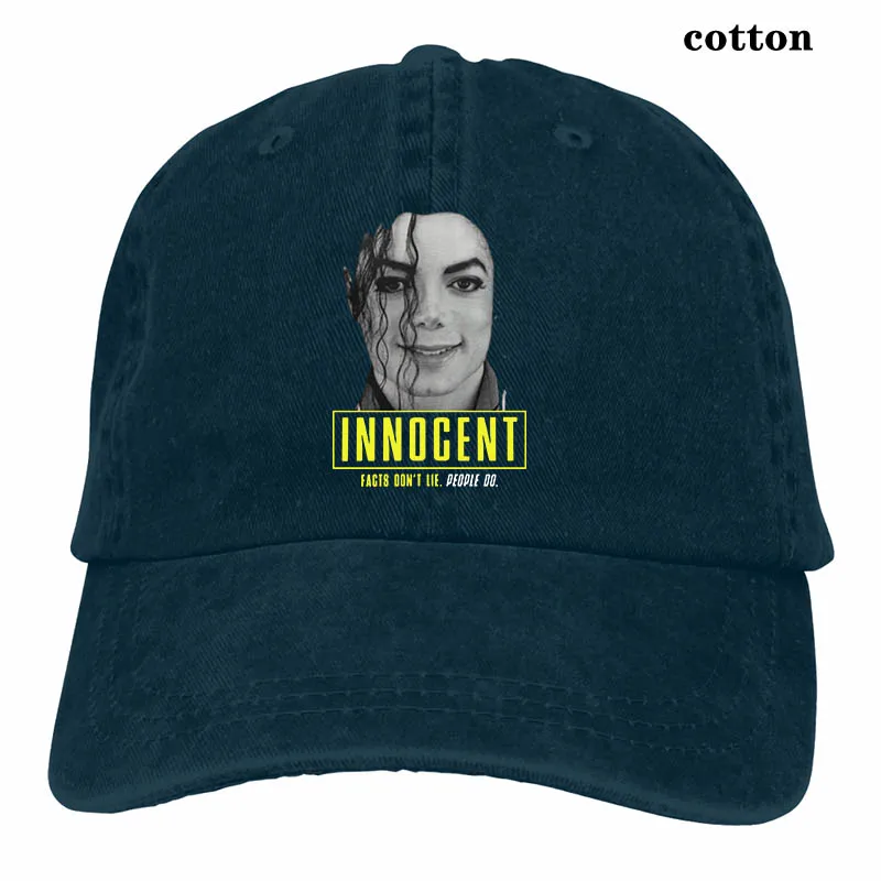 Майкл Джексон INNOCENT Leaving Neverland, черная бейсболка для взрослых, для мужчин и женщин, Кепка для водителя грузовика, модная Регулируемая Кепка - Цвет: 3-Navy