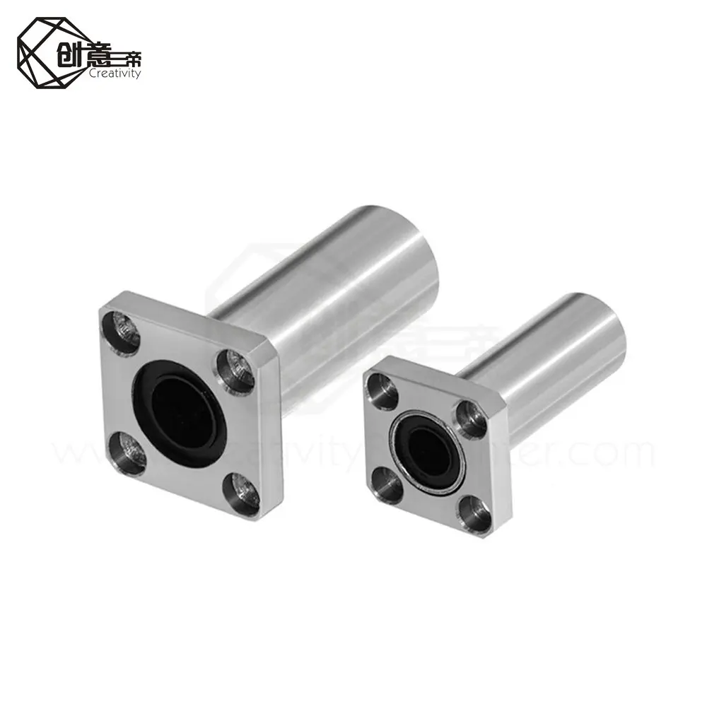 Детали 3D принтера LMK6LUU/LMK8LUU/LMK10LUU/LMK12LUU длинный прямоугольный фланец линейный