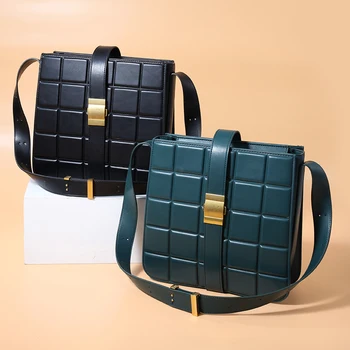 

INS New Fashion Genuine Leather Ladies Hand Bag High Quality Soft Lady Luxury Handbags Women Bags Designer Tote Bolsas Feminina