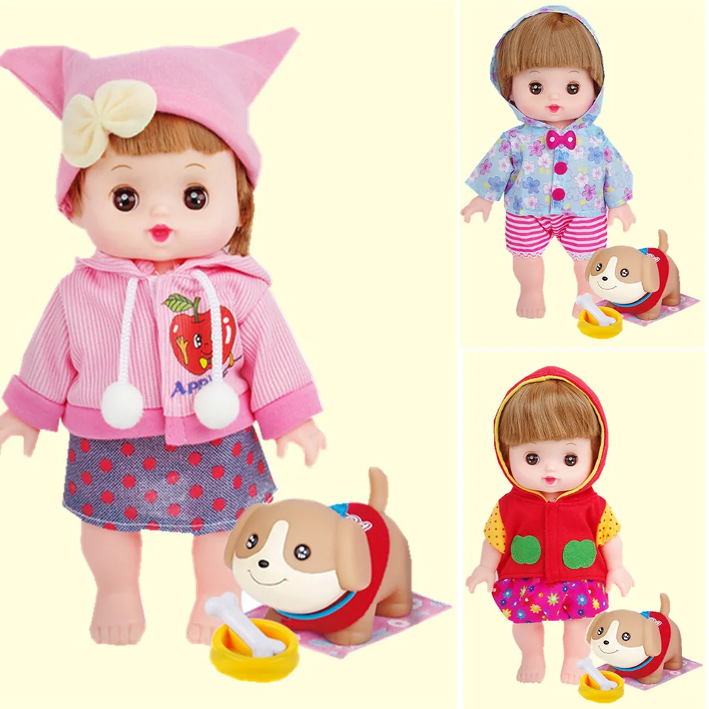 Baby Doll Toys 26cm Full Vinyl Body Silicone Doll Can Bathe Children