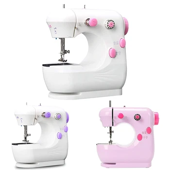 

Multifunctional Sewing Machine-Mini Sewing Machine, 2 Speed Embroidery Stitching Quilting Machine, EU Plug