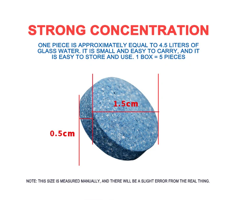 5/10/15 шт. в лоте; лобовое стекло автомобиля Стекло очиститель однотонные шипучие таблетки очиститель тонкий для автоматического стеклоочистителя щётка для чистки окон автомобильные аксессуары