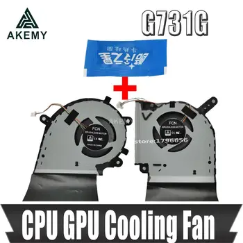 

Akemy New Cooling fan for Asus ROG Strix Hero III G731G G731GV G731GW G731GV-EV106T Series CPU GPU Cooling fan Laptop Radiator