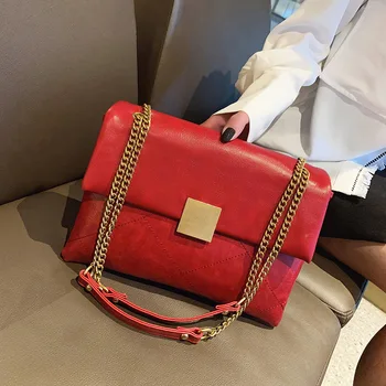 

2020 Vintage Handbag Women Designer Chain Shoulder Bag Large Capacity Luxury Bag Sac A Main Crossbody Bag Bolso Women Casual Bag