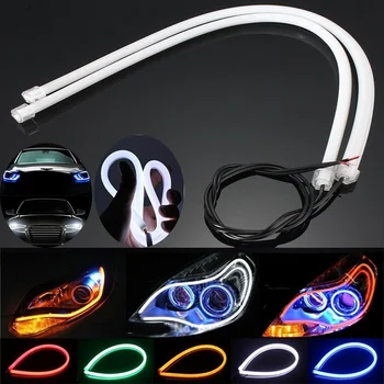 

Flexible Soft LED Tube Strip LED Car DRL Daytime Running Light Car Accessories Car Decoration