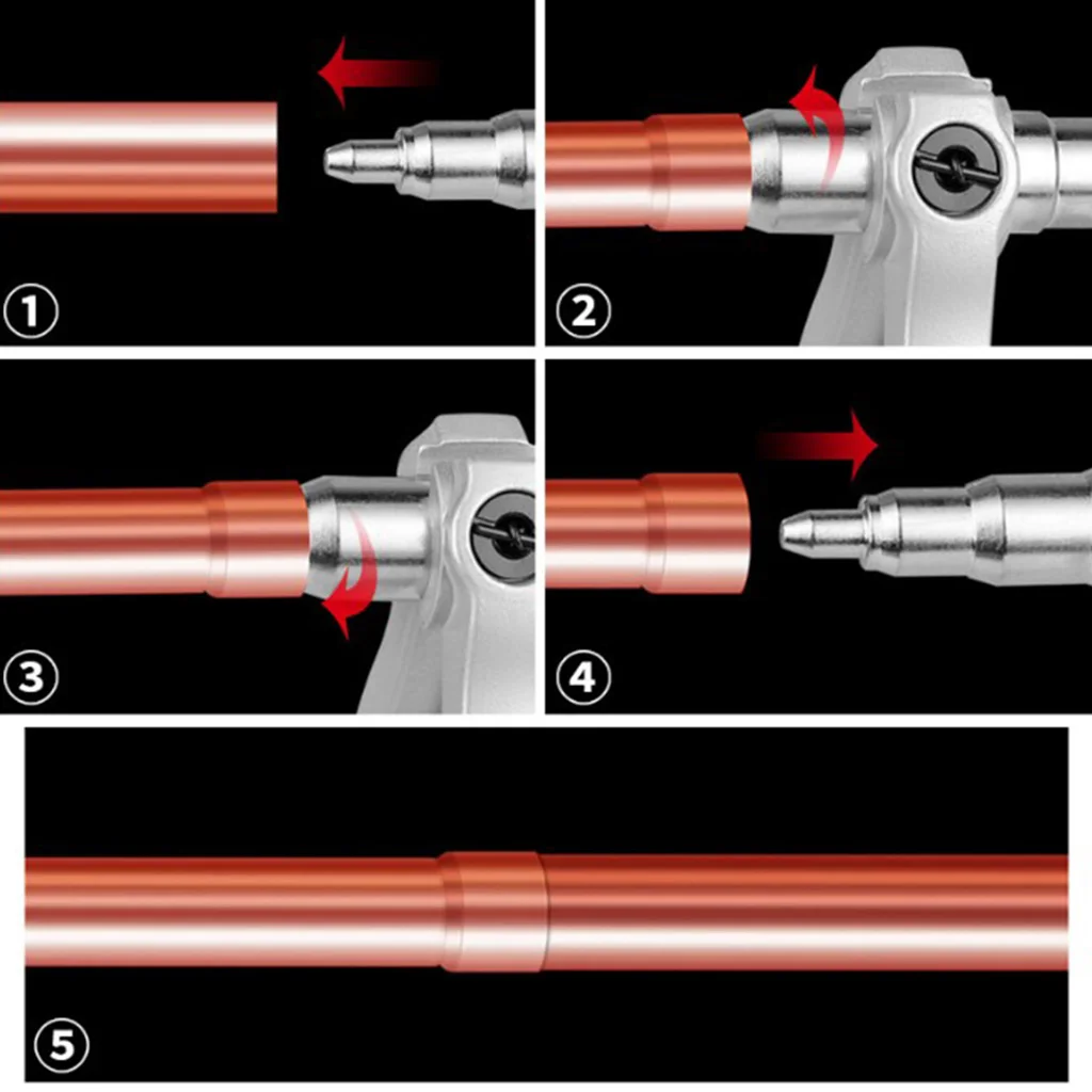 Air Conditioner Repair Tool Expander Copper Pipe Tool Tube Expander Tool, Silver