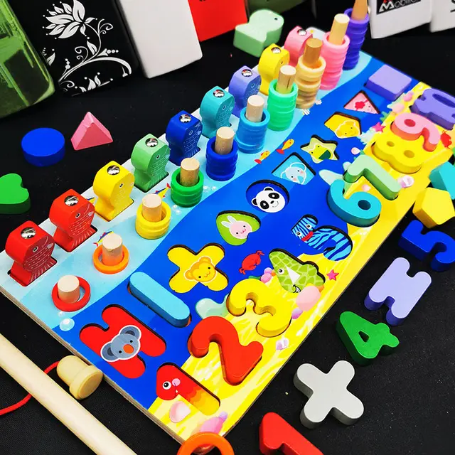 Sassy Sister Bling Wooden Montessori Educational Toys For Children Kids
