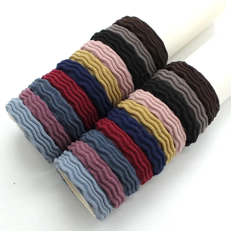 10PCS/Set Fashion Korean Elastic Hair Bands For Women's High Elastic Hair Circle Hair Rope Hair Accessories Headwear Headdress