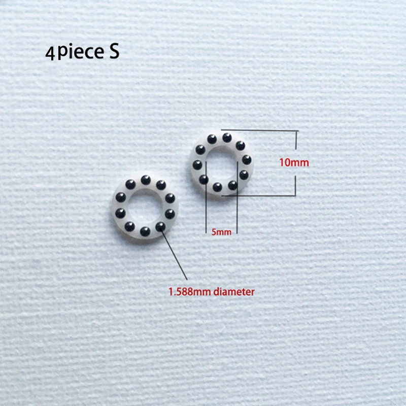Knife Bearing Washer 4pieces Knife Ceramic Ball Bearing Fastening Tools