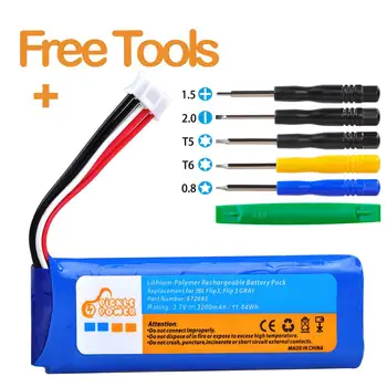

GSP872693 Battery for JBL Flip 3 Flip 3 GRAY GSP872693 P763098 03 with Install Tools