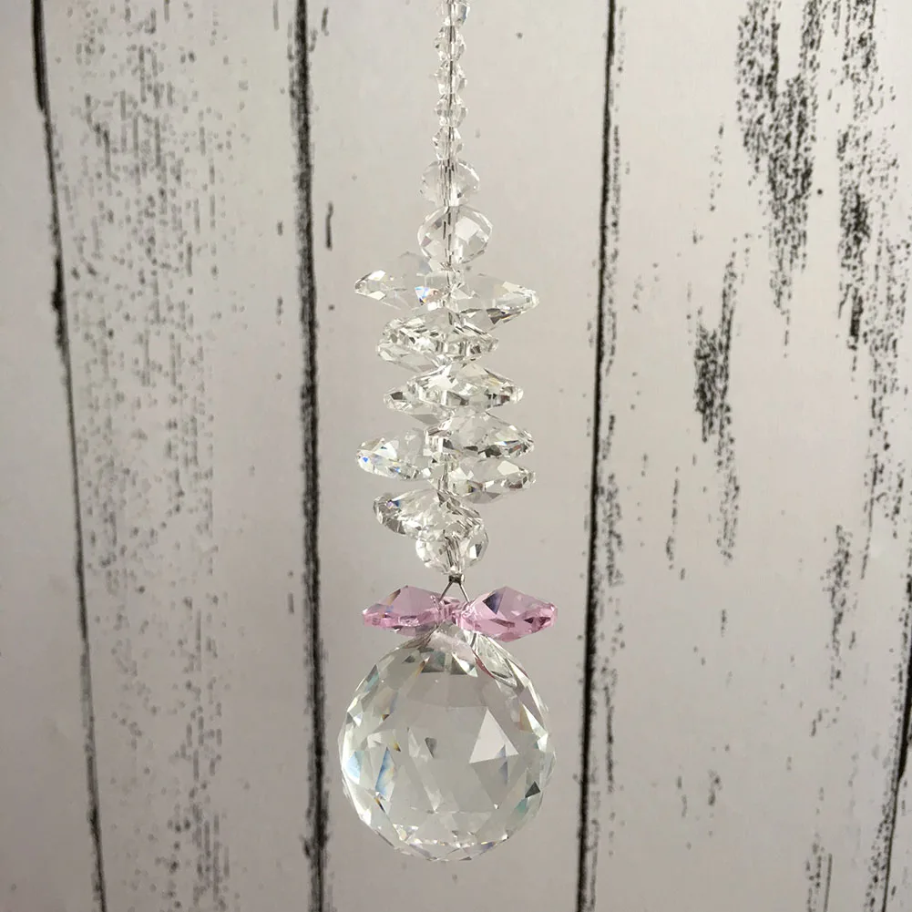 30 мм кристалл окно солнце Ловец коллекция бисера Suncatcher домашний декор Радуга производитель, прозрачные хрустальные призмы