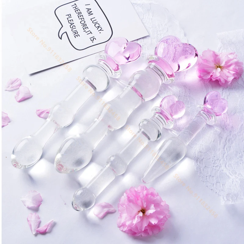 Kristallglas Dildos Gay Sex Produkte Butt Plug l Anal Stimulation Perlen für Frauen Anal Plug Sex Spielzeug_voghion.com