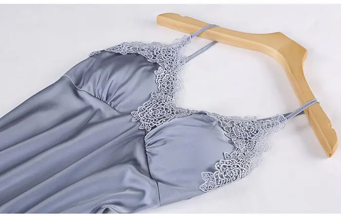 Women Pajamas 5 Pieces Satin Sleepwear Pijama Silk Home Wear Home Clothing Embroidery Sleep Lounge Pyjama with Chest Pads