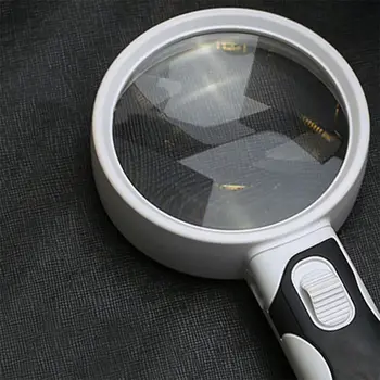 

20x LED Small Handheld Lighted Magnifying Glass 63HF