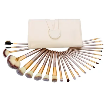 

Abody 24Pcs Makeup Brush Set Cosmetic Essential Make Up Brushes Kit with White Bag Powder Eyeshadow Eyebrow Eyeliner Brush