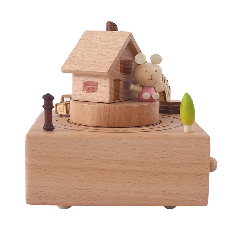 Carillon In Legno Carousel Fatto A Mano Bambini Principessa Fidanzata 2021 Regalo Di Compleanno Per Le Vacanze Di Natale Di Capodanno