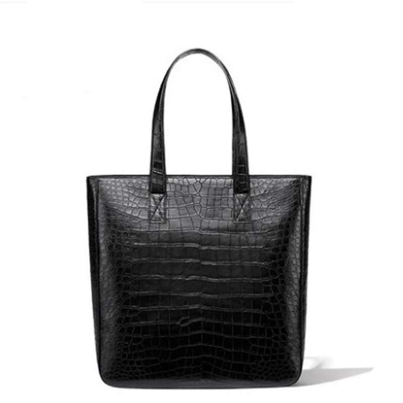 

gete Bag 2 new fashionable crocodile skin lady bag leather handbag crocodile belly luxury sensitive tote bag women handbag