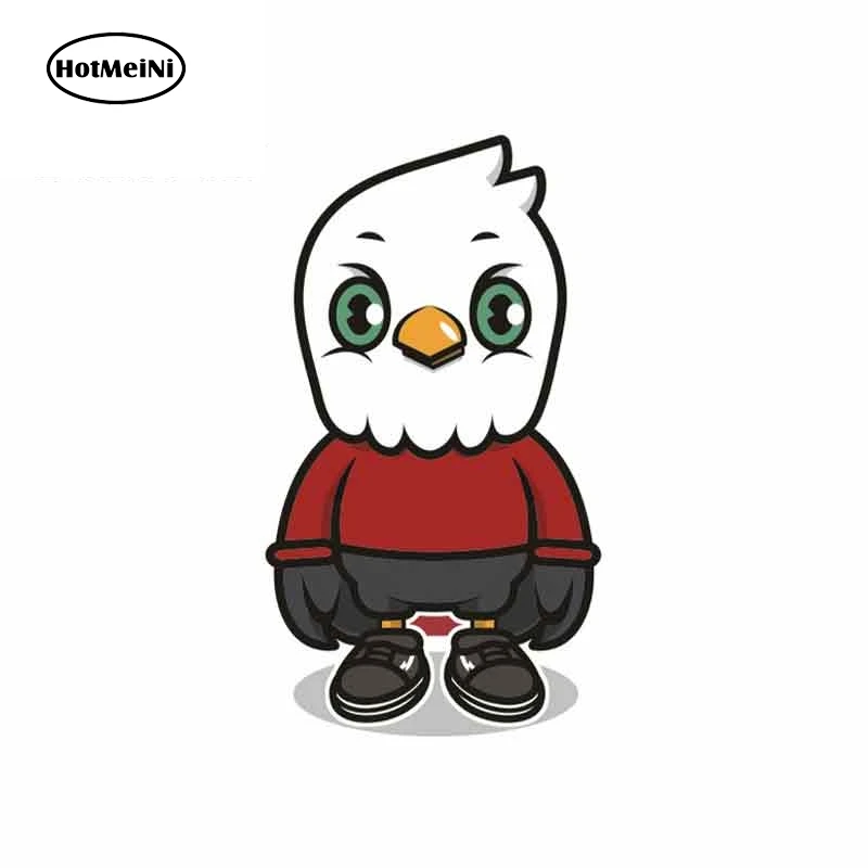 HotMeiNi 13 см x 7 4 сова мультфильм виниловые наклейки на машину JDM бампер багажник