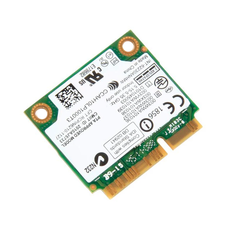 Двухдиапазонная 300 Мбит/с для Intel 62230ANHMW Advanced-N 6230 2,4G 5 ГГц WiFi+ BT3.0 Combo half Mini PCI-e Bluetooth беспроводная карта