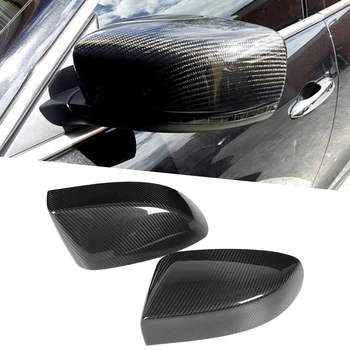

Door Rear View Mirror Cover Wing Cap Refitting Fits for Maserati Quattroporte Ghibli 2013 2014 2015 2016 2017 Dry Carbon Fiber