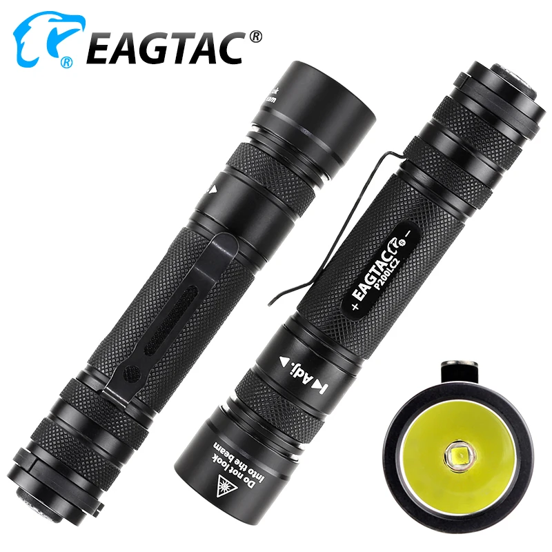 EAGTAC P200LC2 XML2 1286lm светодиодный фонарик 18650 CR23A Батарея Nichia 219C 4000K 365NM УФ светодиодный XPL HI длинные через охотничий фонарь