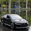 1:32 high simulation Mitsubishi wing God EVO open door with sound and light alloy toy car model ornaments for children gifts ► Photo 2/5