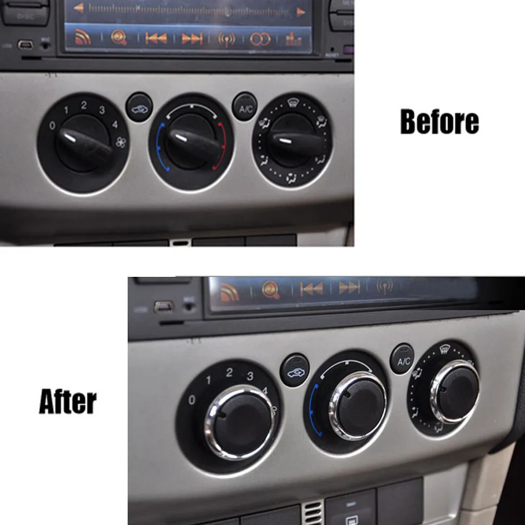 Rear Audio Radio Control Knob Button Replacement Fit For vw Car Accessories