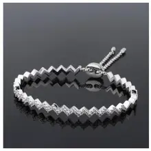 Браслет женский классический модный волнистый телескопический браслет с пряжкой