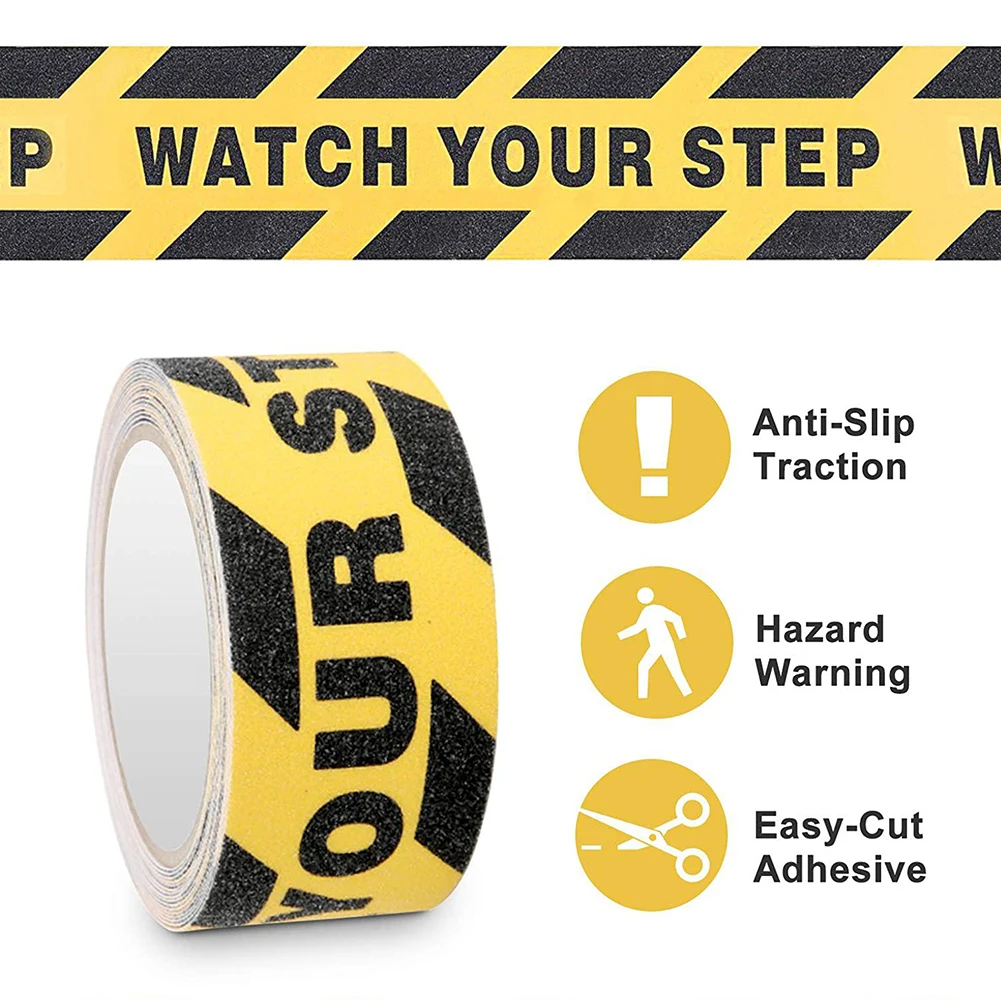 Anti Slip Tape Floor Stairs Safety Adhesive Plaster With Printed Indoor