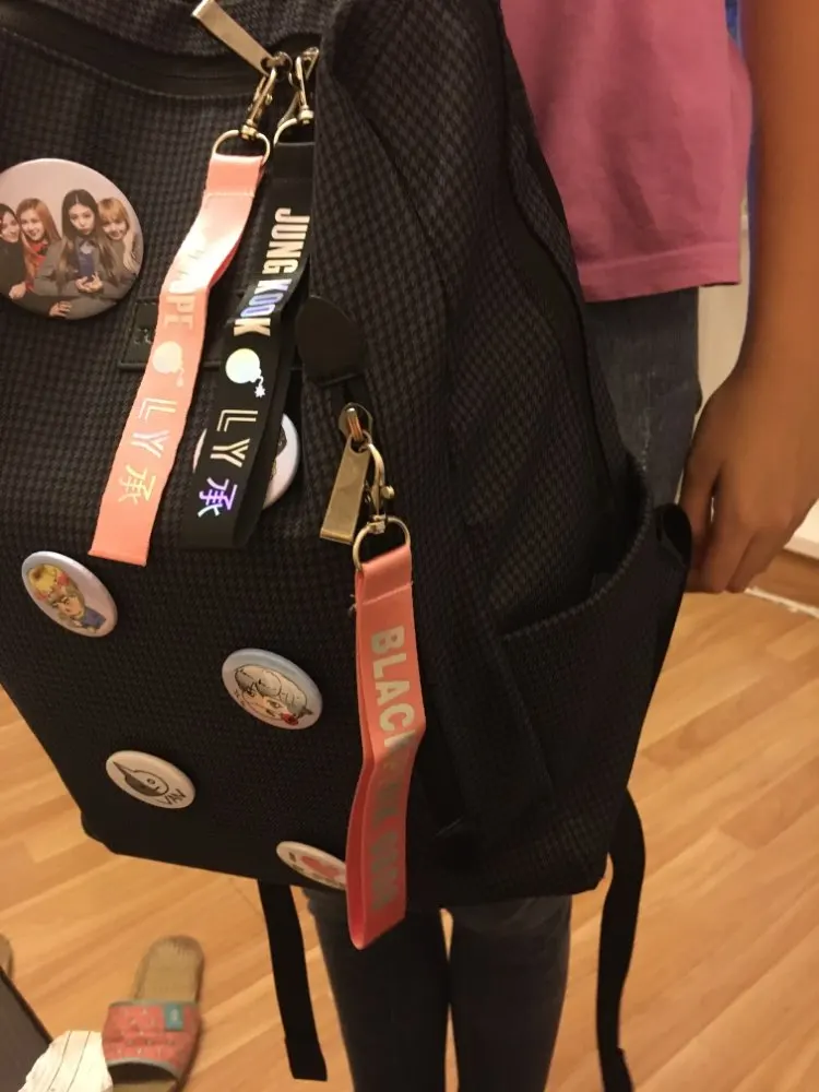 BTS Members Official Laser Keychain