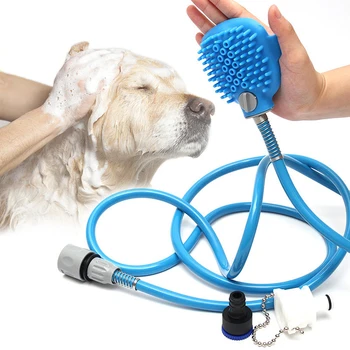 

Pet Dog Cat Bathing Sprayer Shower Nozzle Cleaning Supplies For Animal Pet Products Massage Brush Dog Accessories