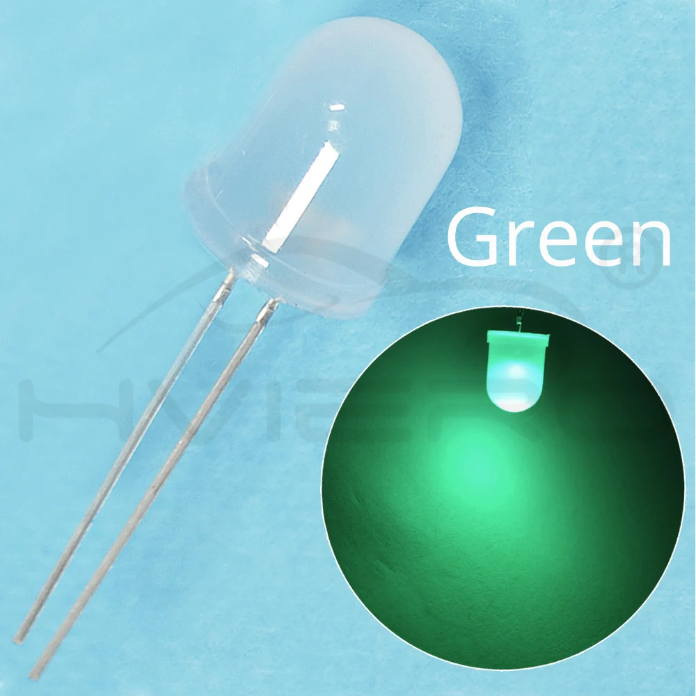 Hviero White Red Green Blue Yellow 10mm Diode Lamp Ultra Bright Diffused 5-6V 8000MCD 1.9~3.4V Emitting diodes LED Bulb Light