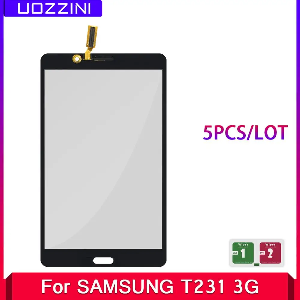 

5 Pcs/Lot New Touch Screen For Samsung Galaxy Tab 4 SM-T230 T230 SM-T231 T231 Front Touch Screen Glass Digitizer Replacement