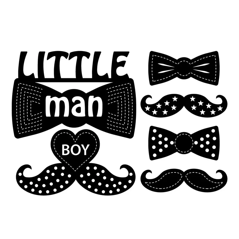 

Eastshape Little Man Boy Metal Cutting Dies New Born Dies for Craft Die Scrapbooking Embossing Stencil DIY Die Cut Card Decorat