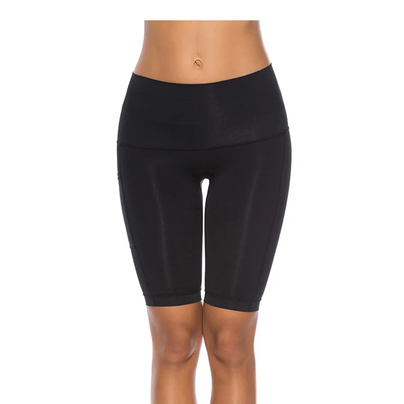 打底裤-亚马逊跨境热销新款爆款无缝高端拼接侧边口袋瑜伽裤打底裤五分裤-打底裤尽在.._ - 6